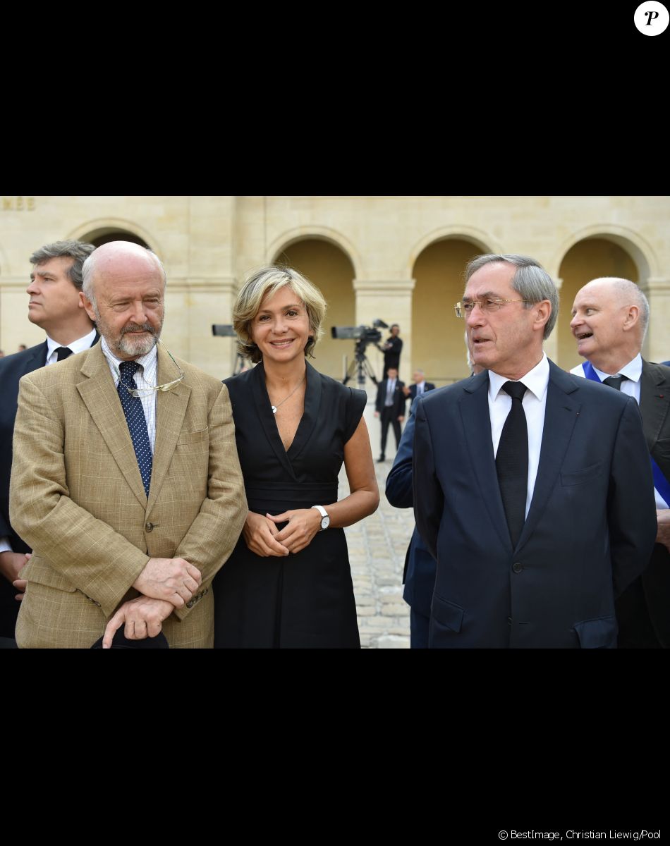 Arnaud Montebourg, Brice Lalonde, Valérie Pécresse, Claude Guéant, Christophe Girard - Hommage national à Simone Veil (femme politique et rescapée de la Shoah) dans la cour d'Honneur des Invalides à Paris, France, le 5 juillet 2017. Simone Veil reposera avec son mari au Panthéon. © Christian Liewig/Pool/ Bestimage