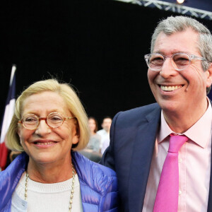 Patrick et Isabelle Balkany assistent au meeting de Nicolas Sarkozy à Boulogne-Billancourt le 25 novembre 2014.