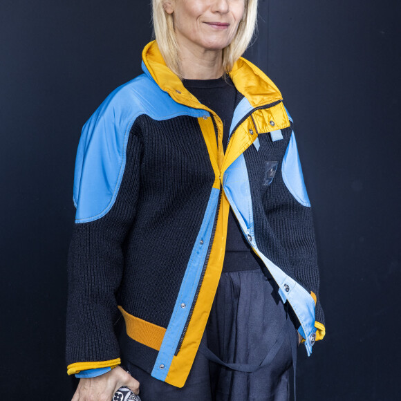 Marina Fois - Photocall du défilé de mode prêt-à-porter printemps-été "Louis Vuitton" à La Samaritaine à Paris, le 6 octobre 2020. © Olivier Borde / Bestimage