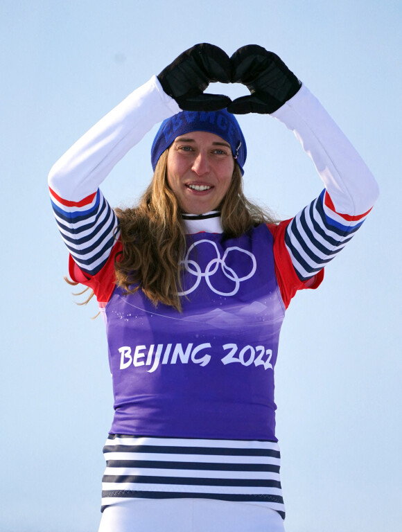 Chloe Trespeuch médaille d'argent aux Jeux olympiques, à Genting Snow Park. Zhangjiakou, Chine, le 9 février 2022. Photo by Sergei Bobylev/Tass/ABACAPRESS.COM