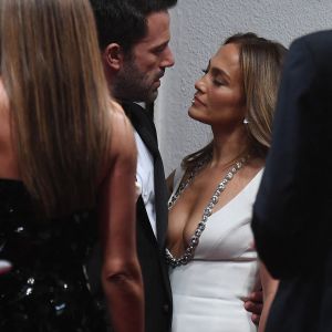 Jennifer Lopez et Ben Affleck - Première de "The Last Duel" lors du festival international du film de Venise (La Mostra), le 10 septembre 2021. 