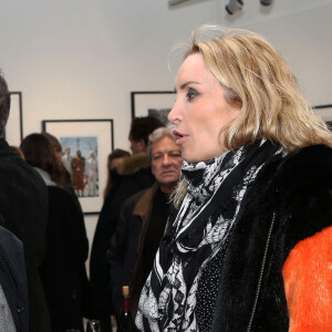 Laurent Gerra et sa compagne Christelle Bardet pendant l'exposition "Tokyo 1964 !" lors du 7ème Festival Sport, Littérature et Cinéma à l'Institut lumière à Lyon, France, le 30 janvier 2020. © Pascal Fayolle/Bestimage 