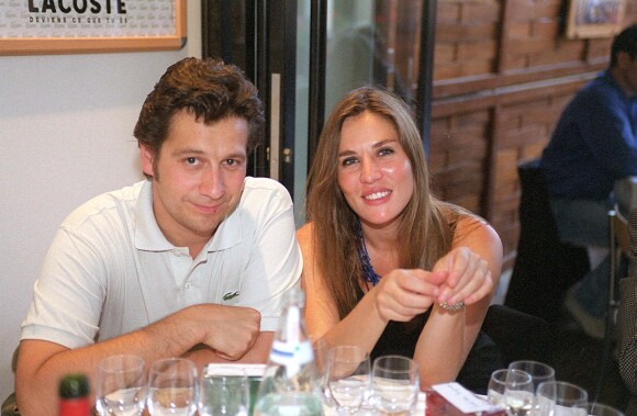 Laurent Gerra et Mathilde Seigner - Tournoi de tennis de Roland-Garros 