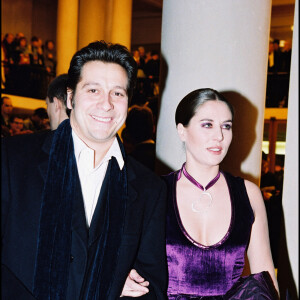 Laurent Gerra et Mathilde Seigner - Cérémonie des Césars 2001