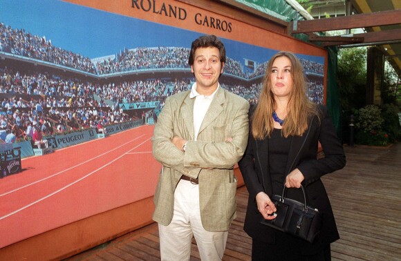 Laurent Gerra et Mathilde Seigner - Roland Garros 2001