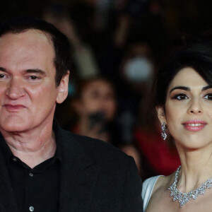 Quentin Tarantino et sa femme Daniella Pick - Soirée spéciale Quentin Tarantino lors de la 16ème édition du Festival du Film de Rome, le 19 octobre 2021.  © Evandro Inetti/Zuma Press/Bestimage