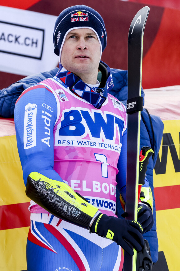 Alexis Pinturault lors de la FIS Coupe du monde slalom géant messieur à Adelboden, Suisse, le 8 janvier 2022. © GEPA/Panoramic/Bestimage