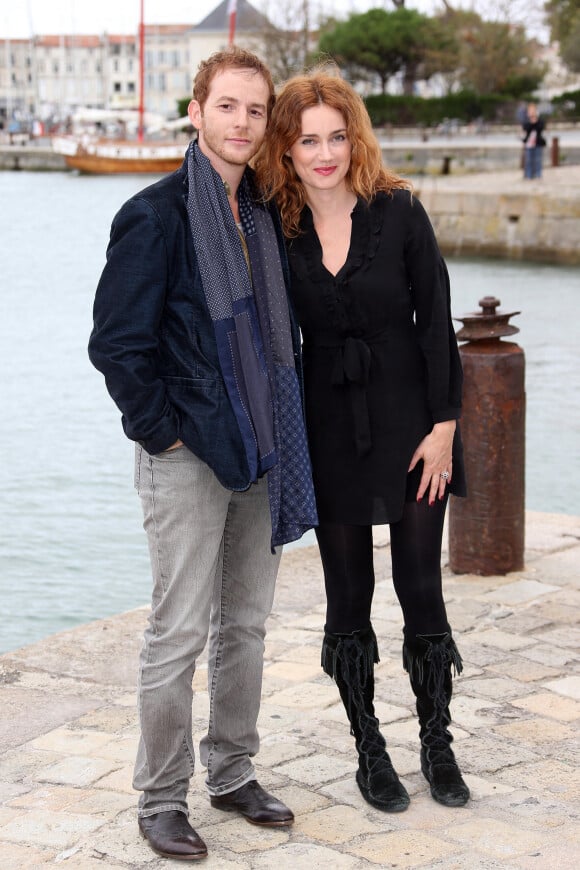Marine Delterme et Malik Zidi - 14e Festival de la fiction TV de La Rochelle. Le 14 septembre 2012.