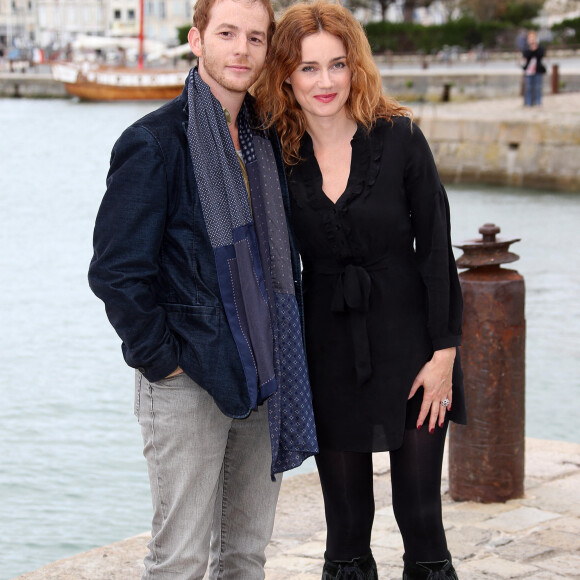 Marine Delterme et Malik Zidi - 14e Festival de la fiction TV de La Rochelle. Le 14 septembre 2012.