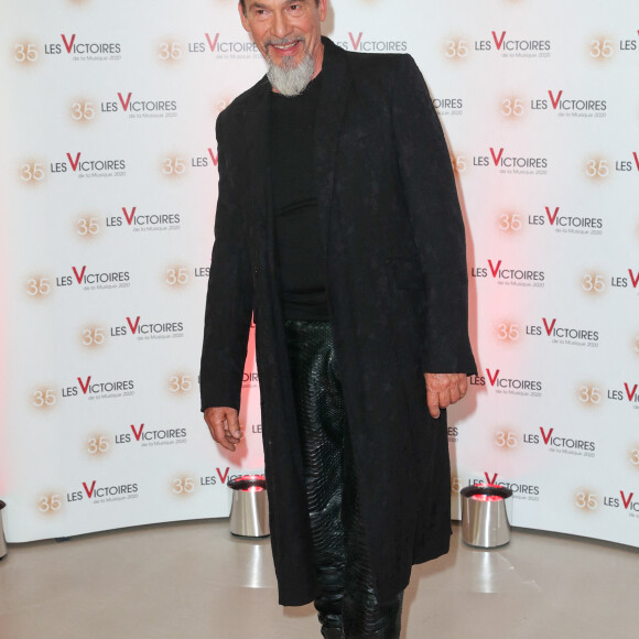 Florent Pagny lors de la 35ème édition des Victoires de la musique à La Seine Musicale, Boulogne Billancourt le 14 février 2020. © Cyril Moreau / Bestimage