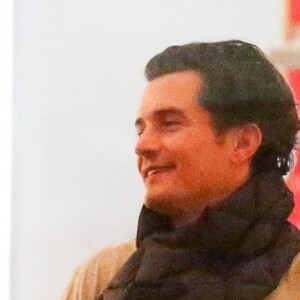 Exclusif - Orlando Bloom fête son 45ème anniversaire avec sa compagne Katy Perry et leurs amis au restaurant "Mother Wolf" à Los Angeles, le 14 janvier 2022.