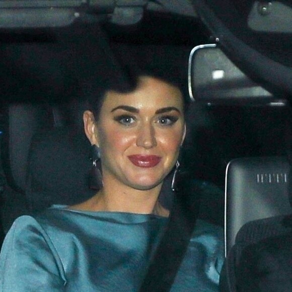 Exclusif - Orlando Bloom et sa compagne Katy Perry quittent le restaurant "Mother Wolf" à Los Angeles, le 14 janvier 2022.