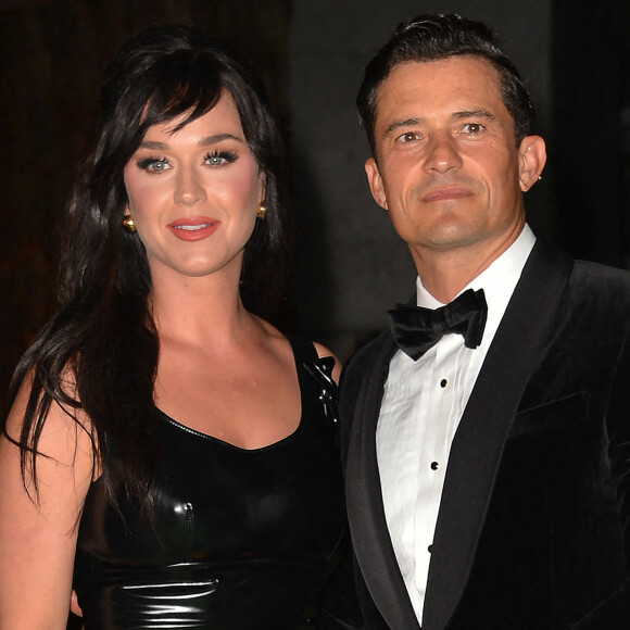 Katy Perry et son fiancé Orlando Bloom - People à la soirée de gala de l'Academy Museum of Motion Pictures à Los Angeles