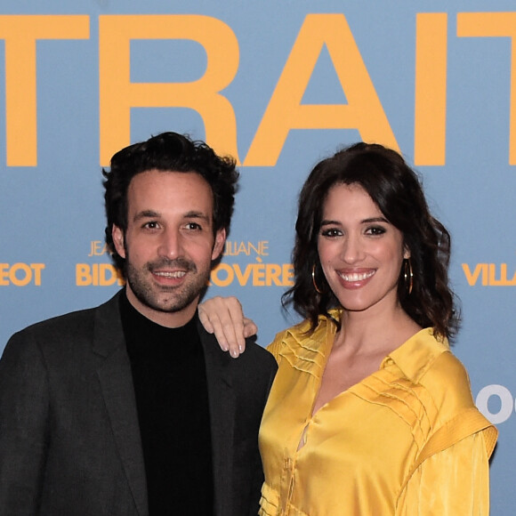 Laurie Cholewa et son mari Greg Levy à l'avant-première du film "Maison de retraite" au cinéma Le Grand Rex à Paris le 10 février 2022. © Federico Pestellini / Panoramic / Bestimage