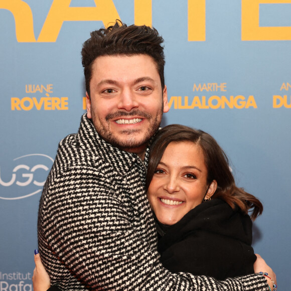 Kev Adams et Camille Lellouche à l'avant-première du film "Maison de retraite" au cinéma Le Grand Rex. Paris. © Rubens Hazon/Bestimage