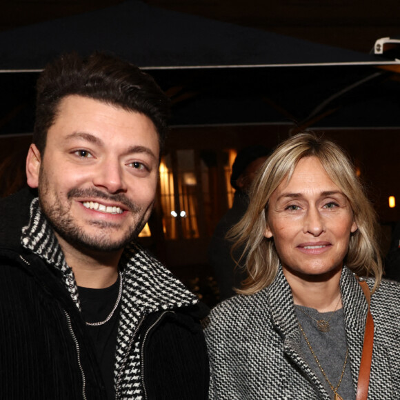 Exclusif - Kev Adams, Elodie Hesme et Jonathan Zaccaï à l'after de l'avant-première du film "Maison de retraite" à Paris le 10 février 2022. © Rubens Hazon/Bestimage