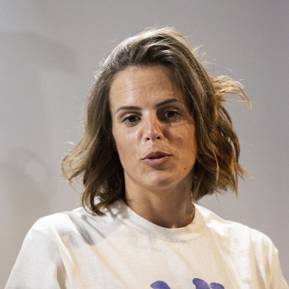 Laure Manaudou lors de la conférence de presse pour le raid polaire 100% féminin en Islande "Destination Iceland by Défi d'Elles", à la maison de soins Respire à Paris, France, le 15 janvier 2020. © Jack Tribeca/Bestimage