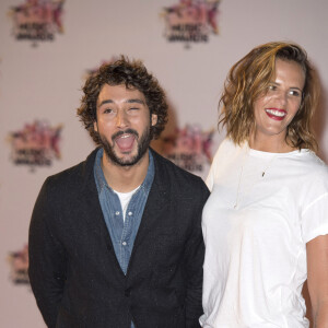 Laure Manaudou et son compagnon Jérémy Frérot - Arrivées à la 17ème cérémonie des NRJ Music Awards 2015 au Palais des Festivals à Cannes, le 7 novembre 2015.