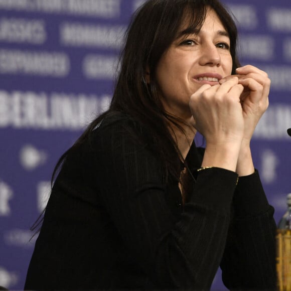 Charlotte Gainsbourg à la conférence de presse du film "Les passagers de la nuit" lors de la 72ème édition du festival international du film de Berlin (La Berlinale 2022), le 13 février 2022. © Future-Image via Zuma Press/Bestimage