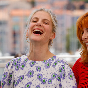 Mélanie Laurent, Mylène Farmer - Photocall du jury officiel du 74e Festival international du film de Cannes, le 6 juillet 2021. © Jacovides / Moreau / Bestimage