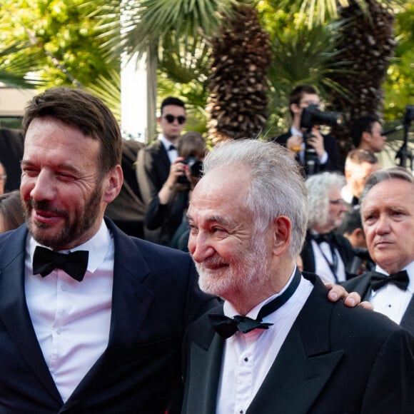 Samuel Le Bihan, Jacques Attali - Montée des marches du film "Le Traitre (Il Traditore)" lors du 72ème Festival International du Film de Cannes. Le 23 mai 2019 © Tiziano Da Silva / Bestimage