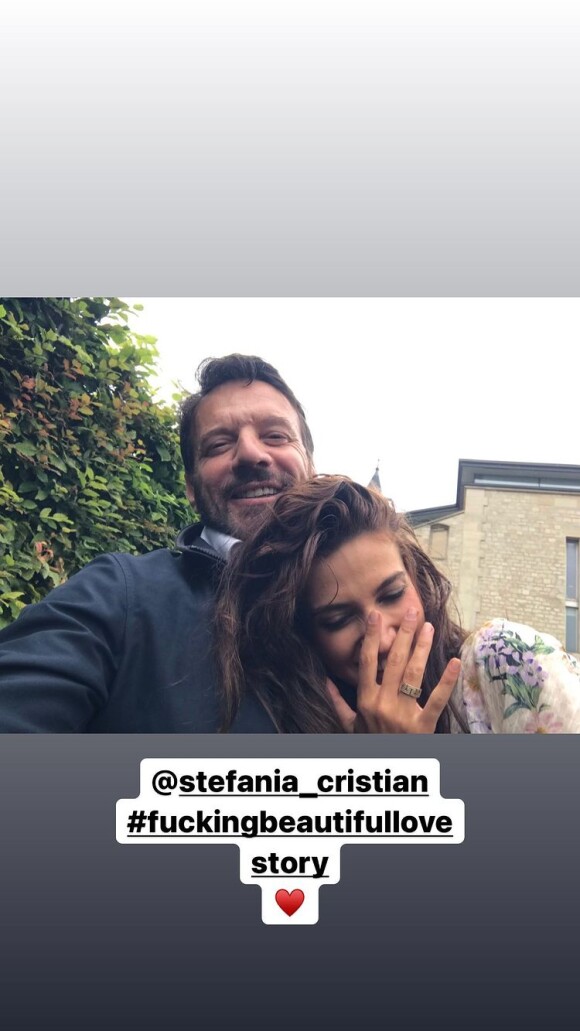 Samuel Le Bihan et sa compagne, le mannequin Stefania Cristian, sur Instagram.