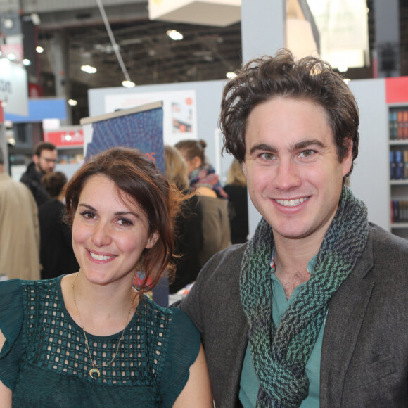 Fanny Agostini et Henri Landes auteurs de "faites le plein de nature" - Salon du Livre 2019 à la Porte de Versailles à Paris du 15 au 18 mars 2019.