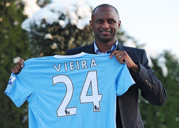 Patrick Vieira vient de signer à Manchester City (Angleterre).