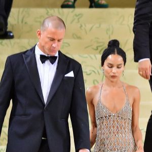 Channing Tatum, Zoe Kravitz - People à la sortie de la soirée du Met Gala (Met Ball) "Celebrating In America: A Lexicon Of Fashion" au Metropolitan Museum of Art à New York