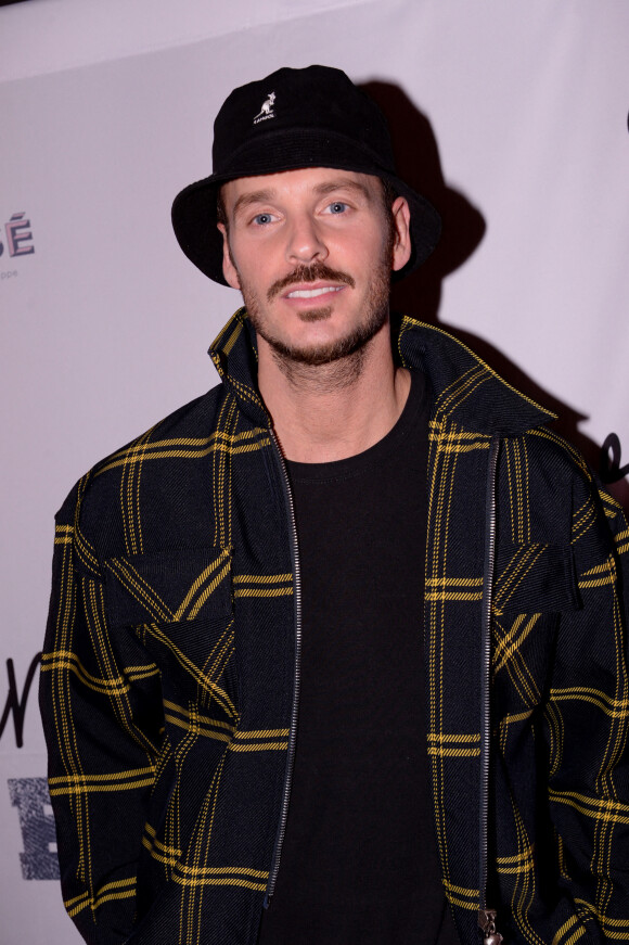 Matt Pokora lors de la soirée d'anniversaire de C.Bruna (27 ans) au restaurant Giusé Trattoria à Paris, France, le 1er octobre 2021. Un événement organisé par Five Eyes Production. © Rachid Bellak/Bestimage