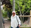 Exclusif -Pierrette Le Pen, la mère de Marine Le Pen et l'ex-femme de Jean-Marie Le Pen, vote à Saint-Cloud pour le premier tour des élections présidentielles le 23 avril 2017.