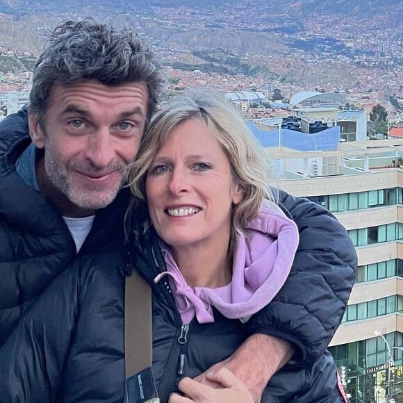 Karin Viard et son compagnon Manuel Herrero sur Instagram.