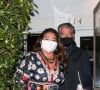 Pierce Brosnan et sa femme Keely Shaye Smith sont allés dîner en amoureux pour la Saint-Valentin au Giorgio Baldi à Santa Monica, Los Angeles, Californie, Etats-Unis, le 14 février 2022. 