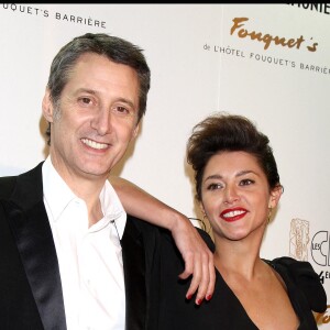 Antoine de Caunes et sa fille Emma de Caunes lors des César en 2009. 