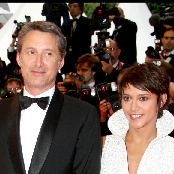 Antoine de Caunes et sa fille Emma de Caunes au Festival de Cannes en 2008. 
