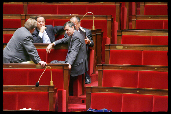 François Hollande et Jérôme Cahuzac à l'Assemblée nationale en 2008