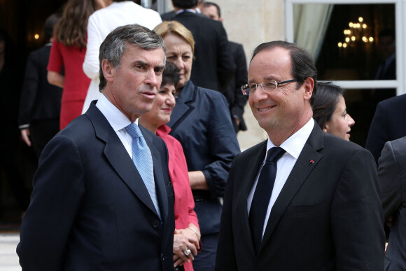 François Hollande et Jérôme Cahuzac à l'Elysée en 2012