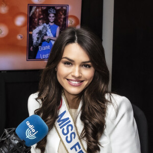 Exclusif - Diane Leyre (Miss France 2022) - D.Leyre était l'invitée de CS Cohen sur Radio J, lundi 07 février 2022 . Paris le 07/02/2022 - © Jack Tribeca / Bestimage