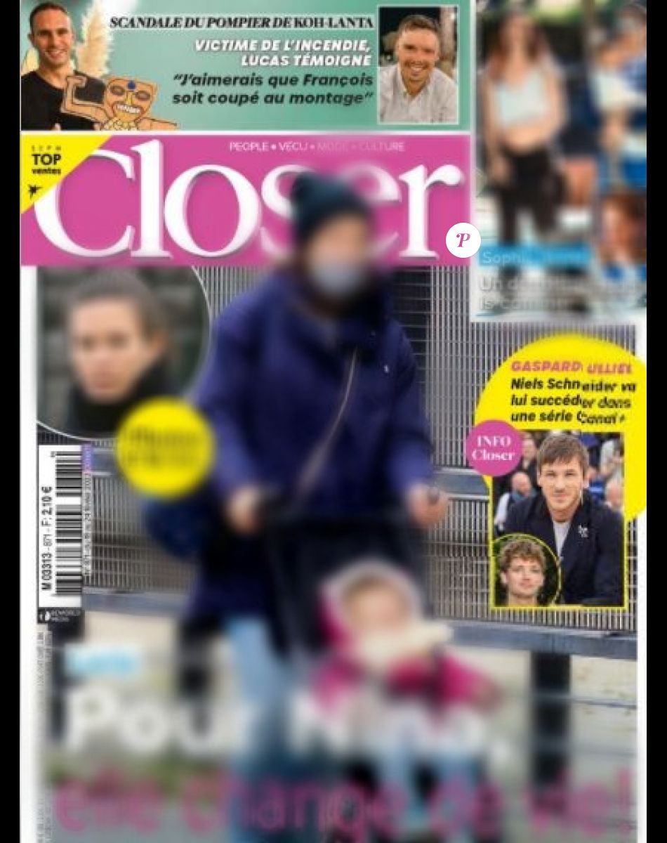 Couverture du magazine "Closer" du 18 février 2022