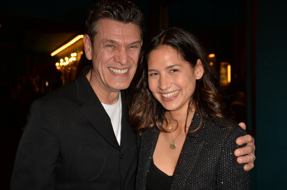 Marc Lavoine et sa compagne Line Papin à la générale de presse du spectacle musicale "Les Souliers Rouges" aux Folies Bergères à Paris, France, le 4 février 2020. © Veeren/Bestimage 