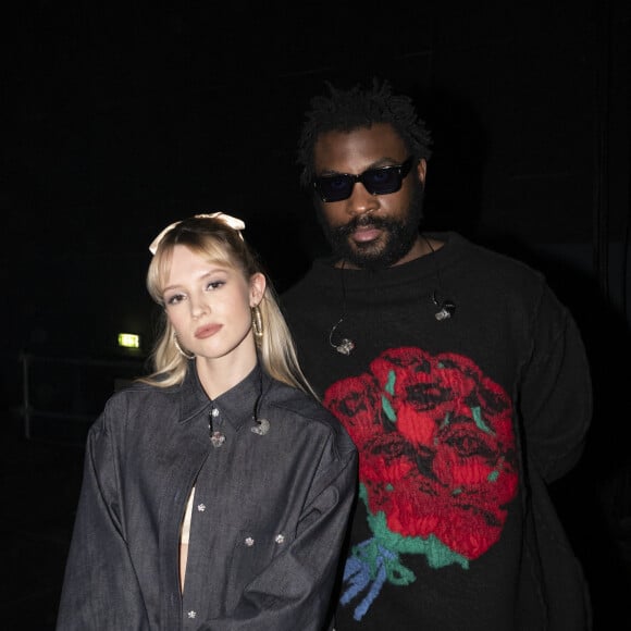 Exclusif - Angèle et Damso en backstage lors la 37ème cérémonie des Victoires de la musique à la Seine musicale de Boulogne-Billancourt, le 11 février 2022. © Cyril Moreau / Tiziano Da Silva / Bestimage 