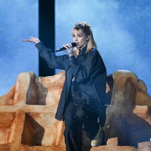 Angèle lors de la 37ème cérémonie des Victoires de la musique à la Seine musicale de Boulogne-Billancourt, le 11 février 2022. © Guirec Coadic/Bestimage 