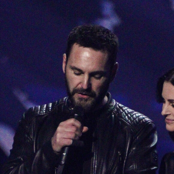 Johnny McDaid, Courtney Cox - Les personnalités assistent aux Brit Awards à l'O2 Arena à Londres, le 8 février 2022. 