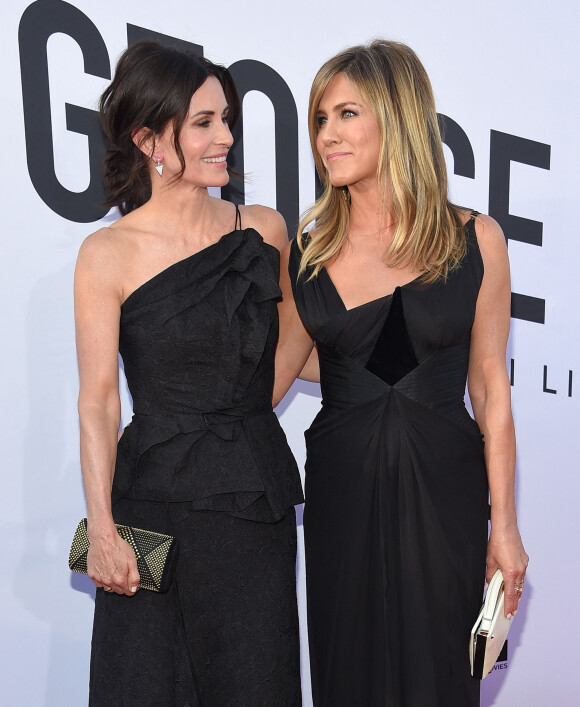 Courteney Cox et Jennifer Aniston au 46ème AFI Life Achievement Award Gala Tribute honorant George Clooney au Dolby Theatre le 7 juin 2018 à Los Angeles, CA, USA. @ O'Connor/AFF/ABACAPRESS.COM