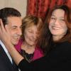 Carla Bruni, Nicolas Sarkozy et Marisa Bruni-Tedeschi