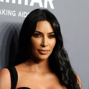 Kim Kardashian au photocall de la 21ème édition du "amfAR Gala" au profit de la recherche contre le SIDA au Cipriani Wall Street à New York. Le 6 février 2019. 