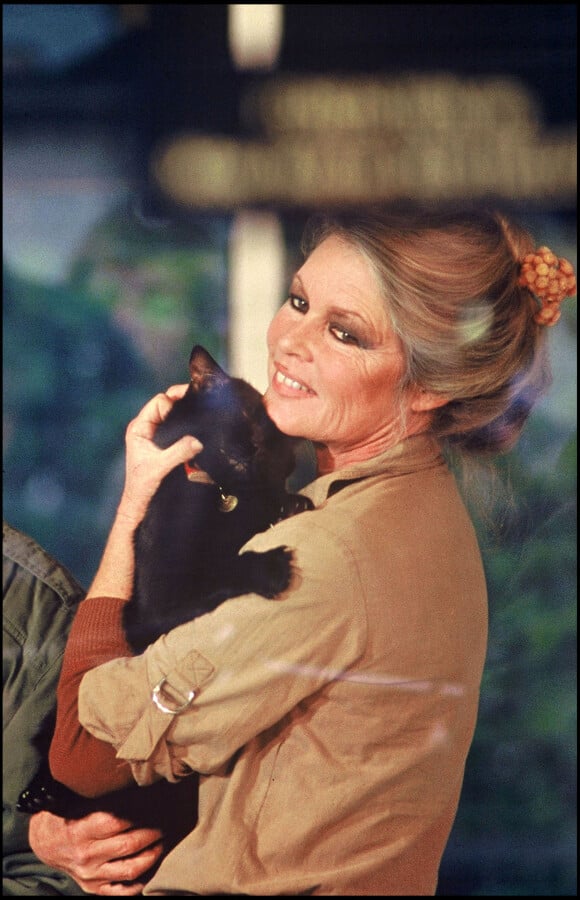 Brigitte Bardot dans un local de la SPA (archive)