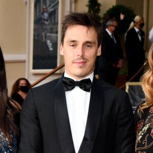 Marie et Louis Ducruet et sa soeur Camille Gottlieb durant l'avant première du dernier James Bond " No Time To Die" au Casino de Monaco, le 29 septembre 2021. © Bruno Bebert/Bestimage