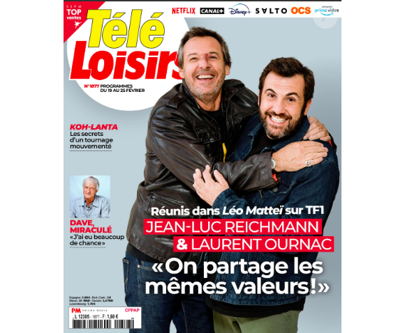 Couverture du magazine Télé Loisirs avec l'interview de Julie Depardieu