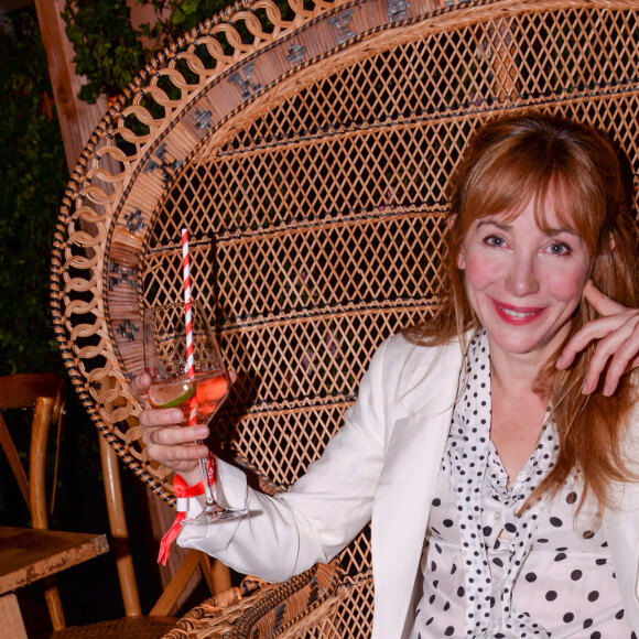 Exclusif - Julie Depardieu - Les people dans l'espace Experience Immersive réservé aux VIP lors du Etam Live Show 2019 au Stade Roland Garros lors de la fashion week à Paris, le 24 septembre 2019. © Rachid Bellak/Bestimage 